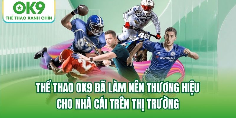 Thể Thao OK9 đã làm nên thương hiệu cho nhà cái trên thị trường